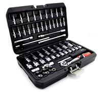 Yato Jeu de douilles 1/4" YT-14501, 56 pièces, Noir