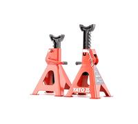 YATO Chandelles YT-17311 – lot de 2, 3 tonnes réglables en hauteur 280–420 mm