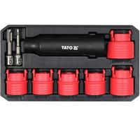 Yato YT-25385, Brosse et roue de fil, nettoyage de surfaces métalliques, modèle lourd, 9 pièces.