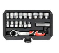 Yato Jeu de douilles YT-38653 – 17 pièces
