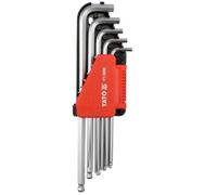 Jeu de clÃ©s Allen Ã tÃªte sphÃ©rique extra-longue, 12 piÃ¨ces, YATO YT-5838