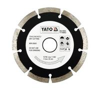 Yato YT-6003, Lame diamant à rebord segmenté, Béton, Granit, 12,5 cm, 191 g, 1 pièce(s)