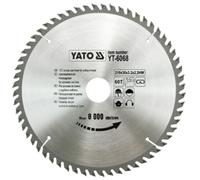 Yato - Yt 6068-carbure De Scie Circulaire 210 X 60 X 30 Mm Yt-6068