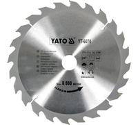 Yato Lame de scie YT-6070-TCT pour bois 250 x 24 x 30 mm Z24