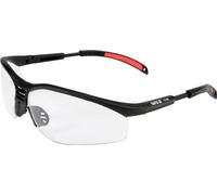 Yato YT-7363 Schutzbrille und Glas de Schutzbrille de Sicherheit Nylon Schwarz, Rot, Transparent