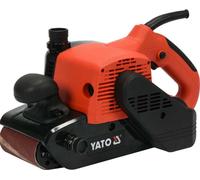 Ponceuse à bande XXL 1200 W Largeur 100 mm (100 x 610 mm) 400 m/min pour grandes surfaces avec raccord d'aspirateur et balais de charbon de rechange