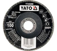 Yato yt-83292 - Disque à lattes - deprimidas de fibre de verre de forme que respaldan la Arena 125 mm 40