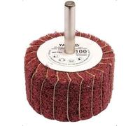 YATO YT-83391 - Disque à lamelles avec dimensions axe (tissu abrasif + ailettes) 50 x 30 x 6