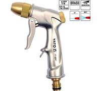 Yato YT-8967 Pistolet de pulvérisation d'eau ou buse de jardin Pistolet de pulvérisation d'eau de laiton Aluminium, laiton