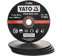 YATO YT-Coupe-0994 de métal Ensemble des disques de ponçage 75 mm, Aluminium