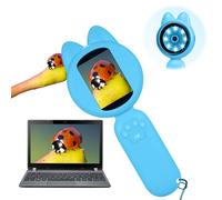 YATOSEEN Microscope pour Enfants - Mini Microscope Numérique Portable pour Enfants, Écran LCD de 2 Pouces avec 8 Lumières LED, Jouets d'apprentissage et d'éducation pour Enfants de 3 à 12 Ans