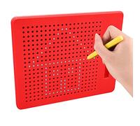 YATOSEEN Planche à Dessin Magnétique Tablette Magnétique Enfant Ardoise Magique avec Stylo pour Enfant Jouet Educatif, 21.5x17.5x1.5 cm (Petit, Rouge)