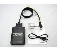 Yatour Changeur de musique numérique pour voiture - Adaptateur USB SD AUX MP3 - Interface d'entrée audio Bluetooth (facultatif) pour Volvo SC