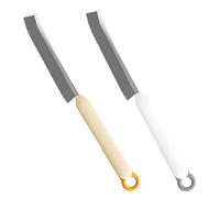 Yatrosynth 2 Pièces Brosse de Nettoyage, Brosse à Joint Carrelage, Brosse Nettoyage Salle de Bain à Poils Durs, pour Rainure Fenetre, Salle de Bain, l'évier, Cuisine(1 Beige + 1 Blancs)