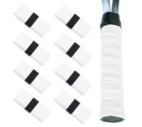 Yatrosynth 8 Pièces Enhance Grip pour Raquettes, Overgrip de Tennis Antidérapant/Séchage Rapide, pour Grip de Tennis, de Badminton - Blanc