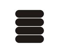 Yatrosynth Kit 4 Stickers Autocollants Noirs Réfléchissants Casque Moto - Bandes Réfléchissantes Racing Design, Taille 85 * 23mm