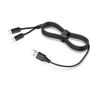 Yattoper Câble de charge compatible avec Wndy's Dream 2025, chaussettes chauffantes rechargeables, câble de rechange, noir