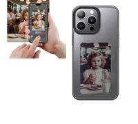 YATUO Coque de téléphone Personnalisable avec écran e-Ink au Dos, affichez instantanément Les Photos avec Une app, personnalisez Votre téléphone à Tout Moment et n'importe où (pour iPhone 15 Pro)