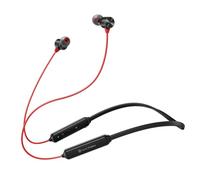 YATWIN Écouteurs de sport Bluetooth, Casque sans fil Bluetooth 5.0, avec son HiFi de 16 heures, étanche IPX7, magnétique, ultra léger, avec réduction du bruit, microphone MEMS pour jogging, rouge