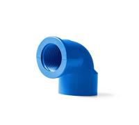 YAVCBOPM Coude à 90° de diamètre intérieur 20/25/32 mm, raccord égal/réduit, filetage for tuyau PVC 1/2", 3/4" et 1".(Blue,32mm(1l2))