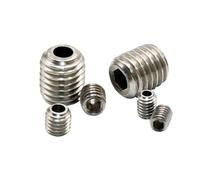 YAVCBOPM Vis sans tête plate à six pans creux en acier inoxydable A2, trou traversant, avec purge d'air. M3 M4 M5 M6 M8 M10 M12 M14 M16(45mm,1pc M14)