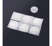 YAVIS 20 Pack Étiquettes NFC, Cartes NFC Blanches Vierges 25 mm RFID IC 13,56 MHz, Autocollants NTAG213 144 Byte Compatibles avec tous les téléphones mobiles et les appareils compatibles NFC