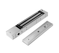 YAVIS 280 kg Waterproof Electromagnetic Lock DC12V Magnetic Lock Electric Door Opener 600 lbs for Door Entry Access Control System Host Controller NC Mode