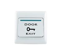 YAVIS, Bouton De Sortie De Porte Pour Système De Sécurité Contrôle D'accès Pour Serrure éLectrique, 86 X 86 mm, DOOR EXIT