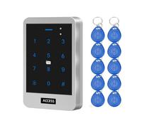 YAVIS Métal IP68 éTanche Mot De Passe Clavier Contrôle D'accès RFID 125khz ID Bouton Lecteur De Carte Wg26 / 34 Système D'ouverture Unique 8000 Utilisateurs + 10 Em4100 Porte - Clés De Proximité