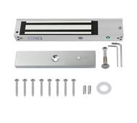 YAVIS Serrure Électrique Magnétique 280kg 600lbs 12V DC Étanche avec Indicateur LED, Fail Safe (NC), Ventouse Électromagnétique pour Portail Extérieur, Garage et Porte Intérieure en Bois Métal Verre