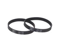 Yawdil 2pcs Courroie de Distribution 2GT/2M Périmètre 140 142 150 160 180mm Largeur 6mm Synchrone Convoyeur Pièce De Rechange pour Aspirateur