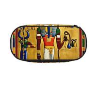 YaWea Ancient Egypt Tribe Series Trousse à crayons grande capacité avec impression pour université, maison, bureau