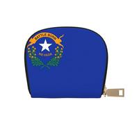 YaWea Petit sac à main en cuir imprimé drapeau de l'État du Nevada, porte-cartes, blanc, One Size