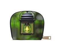 YaWea Petit sac à main en cuir imprimé luciole et lanterne pour cartes de crédit, porte-cartes, blanc, One Size