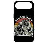 Yawn Border Collie I Heard You I'm Just Not Listening Retro Coque pour iPhone Air