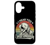 Yawn Maltipoo Maltese I Heard You I'm Just Not Listening Retro Coque pour iPhone 17