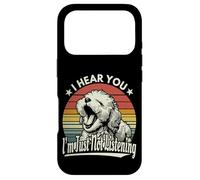 Yawn Maltipoo Maltese I Heard You I'm Just Not Listening Retro Coque pour iPhone 17 Pro