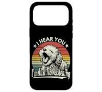 Yawn Maltipoo Maltese I Heard You I'm Just Not Listening Retro Coque pour iPhone 17 Pro Max