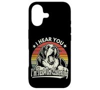 Yawn St Bernard I Heard You I'm Just Not Listening Dog Retro Coque pour iPhone 17