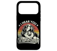 Yawn St Bernard I Heard You I'm Just Not Listening Dog Retro Coque pour iPhone 17 Pro Max