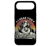 Yawn St Bernard I Heard You I'm Just Not Listening Dog Retro Coque pour iPhone Air