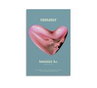 YAWRGJWRG Fontaines DC Romance Poster décoratif sur toile - Décoration murale moderne pour salon, chambre à coucher, chambre à coucher - Style musical - 40 x 60 cm - Sans cadre