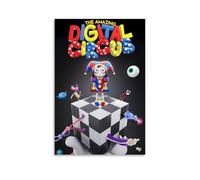 YAWRGJWRG Le Cirque Numérique Incroyable - Poster décoratif sur toile Décoration murale moderne pour salon, chambre ou chambre - 30 x 45 cm - Style sans cadre