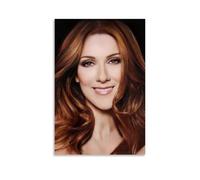 YAWRGJWRG Poster de Celine Dion (4) - Impression sur toile - Décoration murale moderne - Pour salon, chambre à coucher - Style musical - 50 x 75 cm - Sans cadre