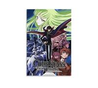 YAWRGJWRG Poster de code Geass (1) - Impression sur toile - Décoration murale moderne - Pour salon, chambre à coucher - Style musical - 40 x 60 cm - Sans cadre