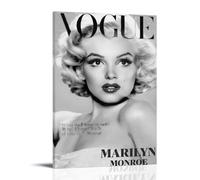 YAWRGJWRG Poster décoratif sur toile de Marilyn Monroe - Décoration murale moderne - Affiche de film musical - Pour salon, chambre à coucher - 30 x 45 cm - Style moderne - Cadre