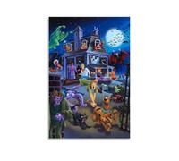 YAWRGJWRG Scooby-Doo Mystery Incorporated (6) Poster décoratif sur toile de style moderne, affiche de film musicale pour salon, chambre à coucher, salon, chambre à coucher, 50 x 75 cm, sans cadre
