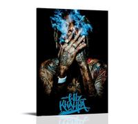 YAWRGJWRG Wiz Khalifa (8) affiches décoratives sur toile - Décoration murale moderne - Pour salon, chambre à coucher, chambre à coucher - 60 x 90 cm - Style cadre
