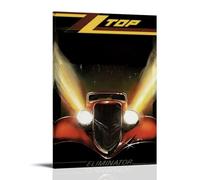 YAWRGJWRG ZZ Top Eliminator - Affiches décoratives sur toile - Impression sur toile - Décoration murale moderne pour salon, chambre à coucher, chambre à coucher - 30 x 45 cm - Style cadre