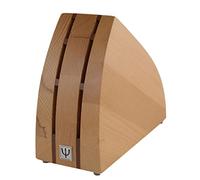 Yaxell Bloc à couteaux pour 6 couteaux, en bois de hêtre, support compact en bois, rangement sûr pour couteaux de cuisine et couteaux damassés